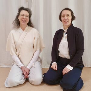Alexandra Gelny (links) und Alice Whieldon (rechts), Co-Teacher für das Sei-Ki Retreat.