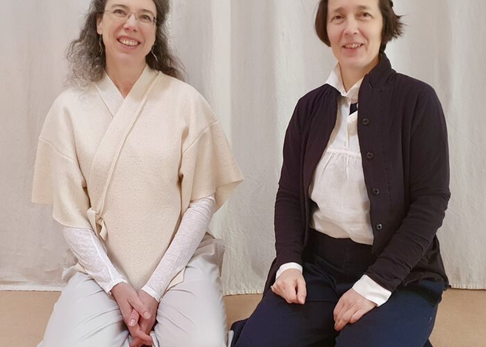 Alexandra Gelny (links) und Alice Whieldon (rechts), Co-Teacher für das Sei-Ki Retreat.